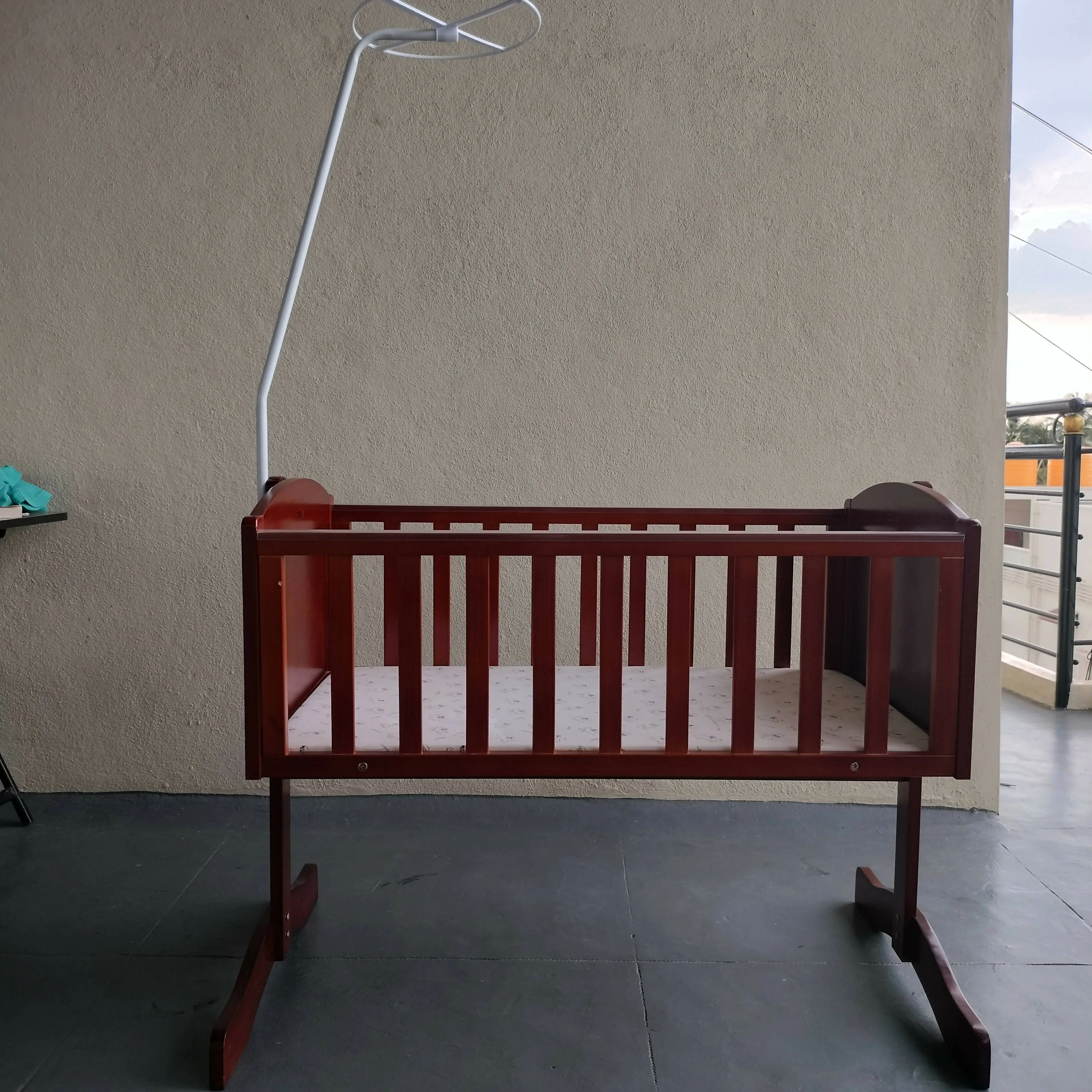 APPLE BABY Wooden Cradle