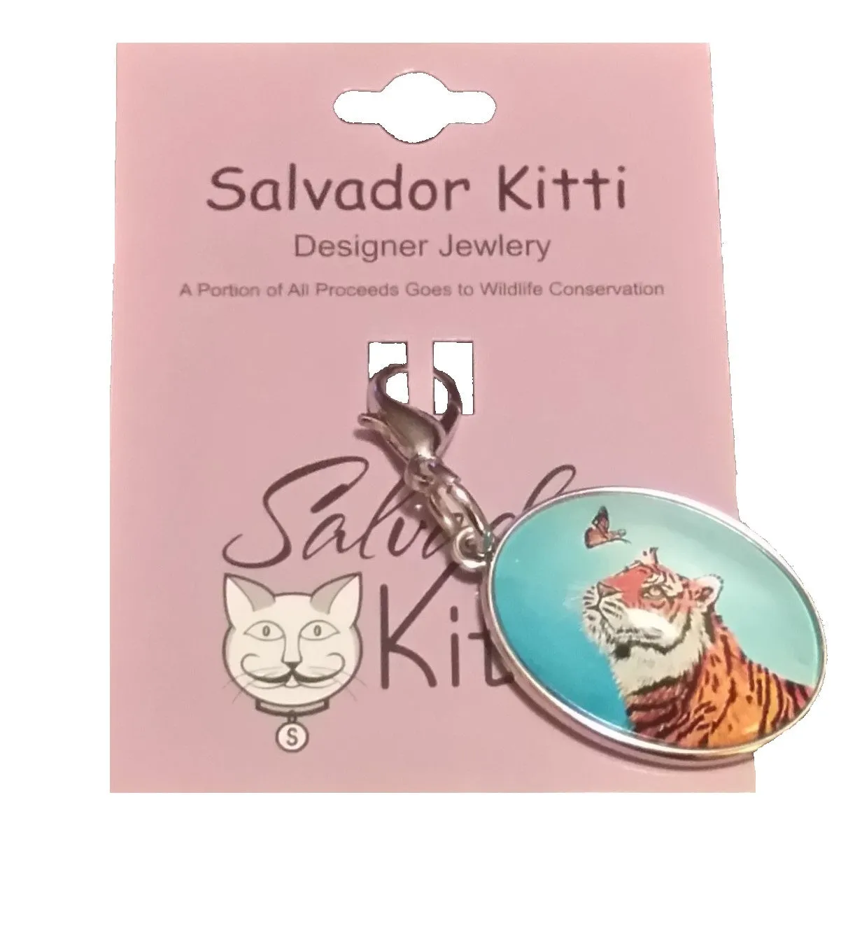 Cat Signature Bag Charm- Paw in the Paint