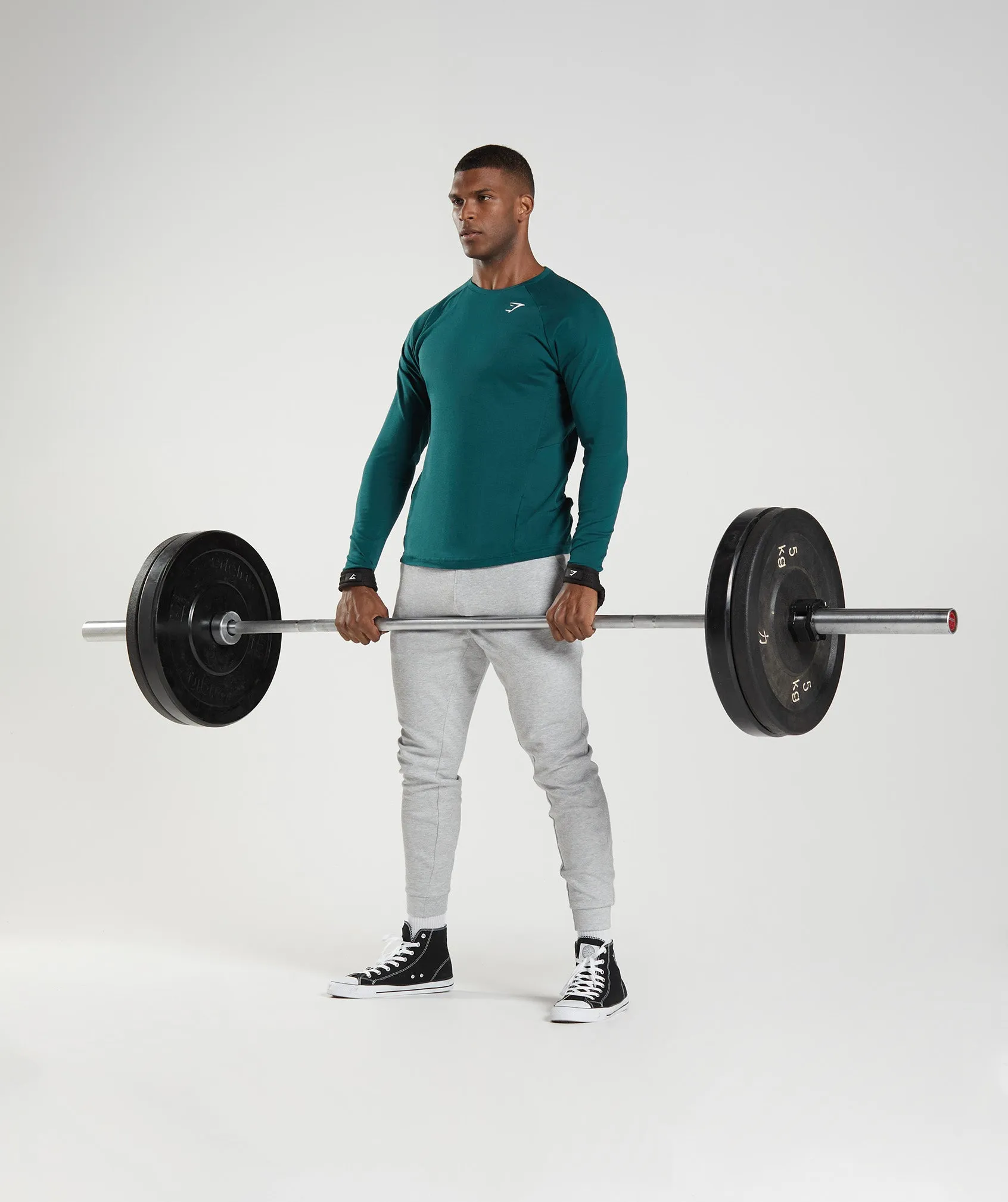 Gymshark React Long Sleeve Top - Winter Teal