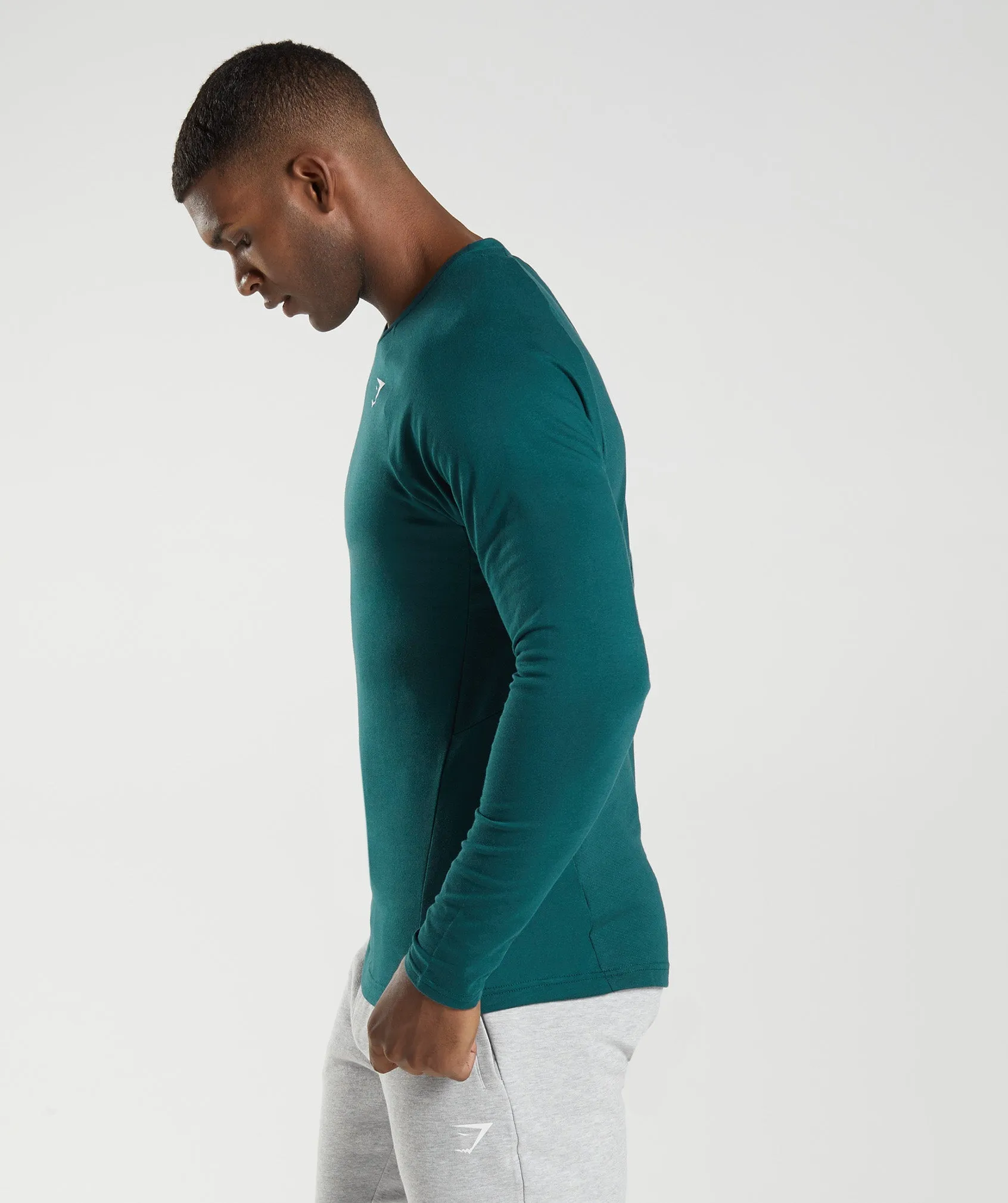 Gymshark React Long Sleeve Top - Winter Teal