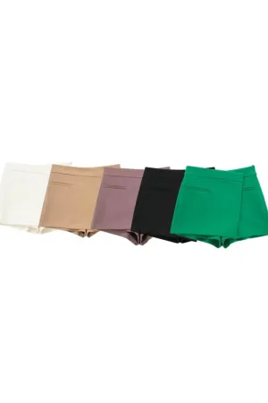 ‘Michelle’ Mini Shorts Culottes （5 Color)