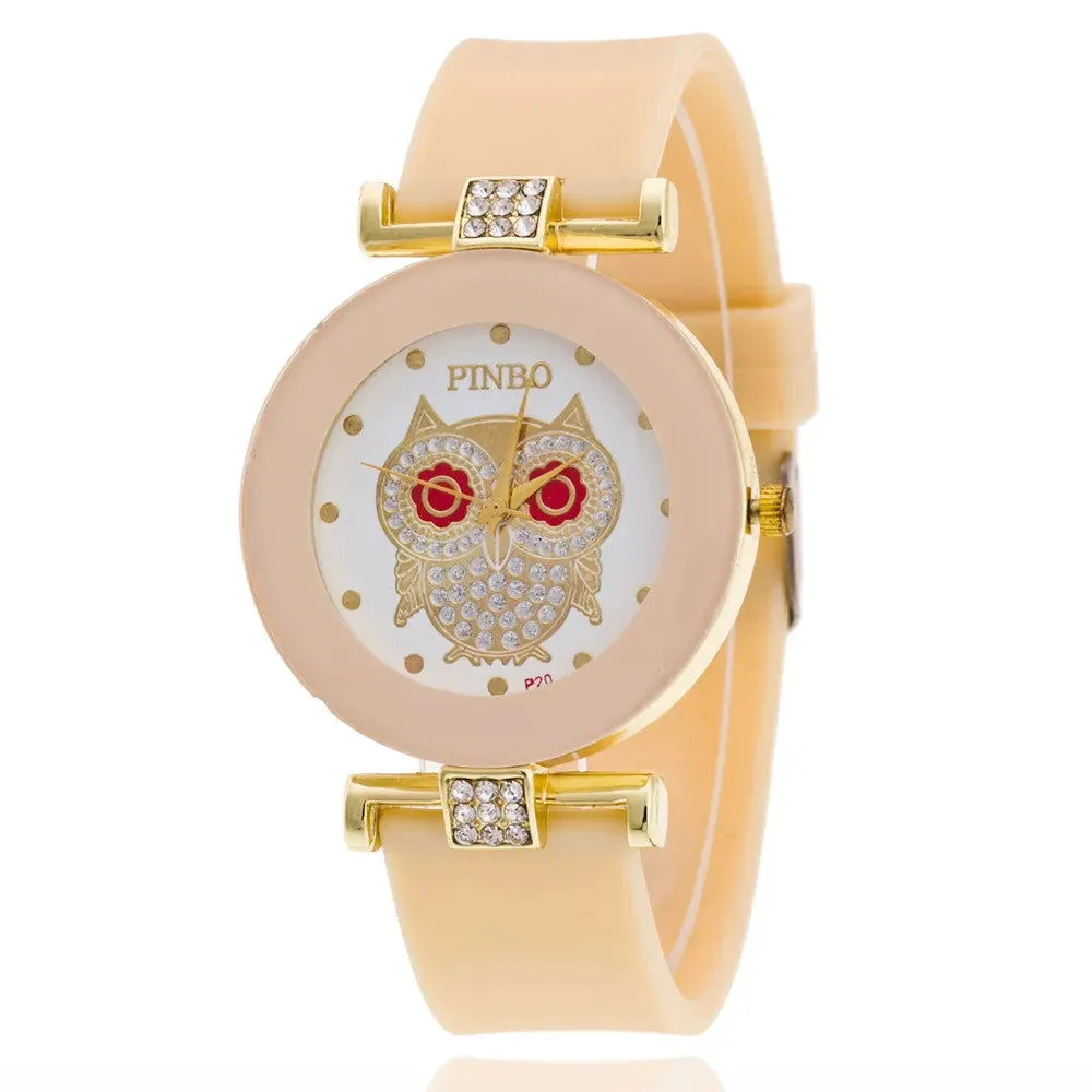 Simple Black White Quartz Watches Women Minimalist Design Silicone Strap Wristwatch Big Dial Women's Fashion Creative Watch